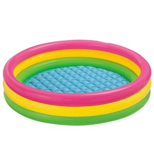 استخر بادی قطر 147 سانتیمتری کف بادی اینتکس _اسباب بازی ورزشی