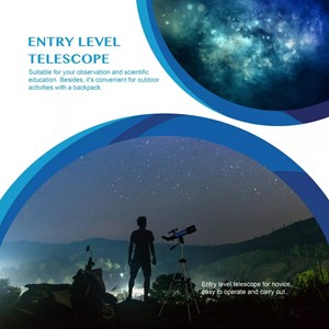 تلسکوپ طبیعتگردی به همراه کوله پشتی مدل AOMEKIE AO2017 70mm Refractor Telescope_اسباب بازی علمی