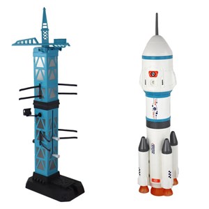اسباب بازی سکوی پرتاب موشک فضاپیما همراه با فیگور فضانورد SPACE MISSON_اکشن فیگور