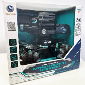 ماشین کنترلی شارژی تانک مولتی دریفت تیر اسفنجی دو ریموت دار Stunt Car Remote Control _ماشین کنترلی