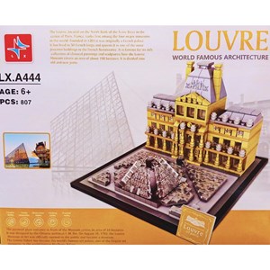 لگو کریتور موزه لوور پاریس 807 قطعه مدل LX A444 _لگو