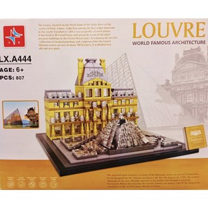 لگو کریتور موزه لوور پاریس 807 قطعه مدل LX A444 _لگو