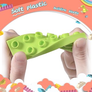 لگو نرم 52 قطعه مدل Soft Rubber Blocks 6039 _لگو