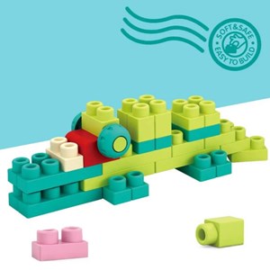 لگو نرم 52 قطعه مدل Soft Rubber Blocks 6039 _لگو