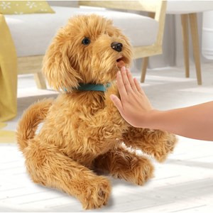 عروسک رباتیک سگ موجی مدل Skyrocket - My Fuzzy Friend - Moji the Lovable Labradoodle_ربات اسباب بازی