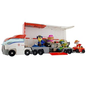 ست اسباب بازی کامیون سگ های نگهبان به همراه 7 فیگور _ماشین اسباب بازی