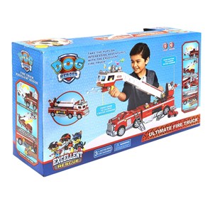 ماشین اسباب بازی آتش نشانی سگ های نگهبان به همراه 3 فیگور PAW Patrol _ماشین اسباب بازی