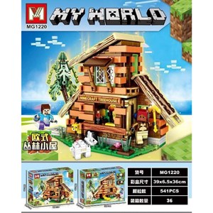 لگو ماینکرافت کلبه جنگلی 541 قطعه مدل MG1220 Minecraft _لگو