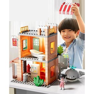 لگو دوپلو خانه عروسکی 141 قطعه فلو مدل FEELO GENIUS ARCHITECT 1810_لگو