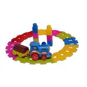 قطار اسباب‌ بازی موزیکال 26 قطعه مدل Train Railcar_ماشین اسباب بازی