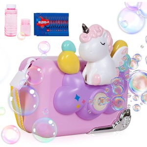 اسباب بازی حباب ساز دوربینی طرح یونیکورن_ تفنگ اسباب بازی