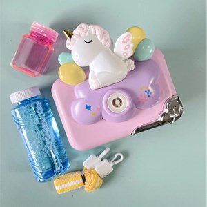 اسباب بازی حباب ساز دوربینی طرح یونیکورن_ تفنگ اسباب بازی