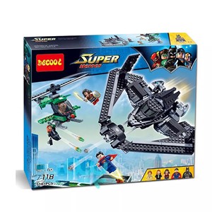 لگو دی سی سفینه بتمن 518 قطعه مدل 7118 Heroes of Justice_لگو