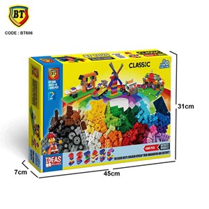 لگو کلاسیک خانه سازی 606 قطعه مدل BT _لگو