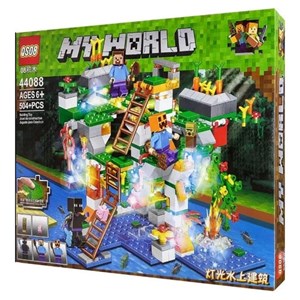 لگو ماینکرافت خانه درختی چراغدار 504 قطعه مدل 44088 Minecraft _لگو