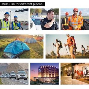 بیسیم واکی تاکی باوفنگ شارژی اورجینال با چراغ قوه بسته دو عددی _تفنگ اسباب بازی