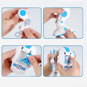 کیت ربات اسباب بازی حرکتی همراه با سرنشین کیوت سان لایت_ ربات اسباب بازی