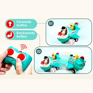 اسباب بازی موزیکال هواپیما کنترلی هولی تویز مدل HA999500 _اسباب بازی نوزادی