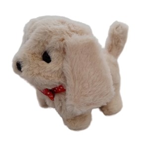 اسباب بازی سگ خانگی به همراه قفس و وسایل آرایشی مجموعه 7 عددی _عروسک رباتیک