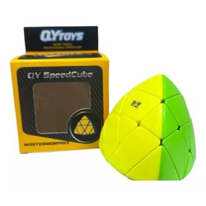 روبیک هرمی حجمی مستر مورفیکس خودرنگ 3×3 برند کای وای QiYi مدل 518 EQY _بازی فکری