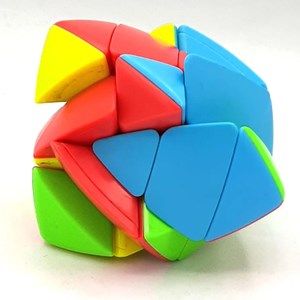 روبیک هرمی حجمی مستر مورفیکس خودرنگ 3×3 برند کای وای QiYi مدل 518 EQY _بازی فکری