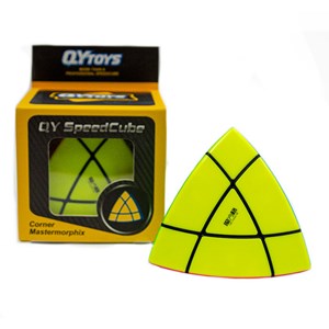 روبیک هرمی حجمی مستر مورفیکس خودرنگ برند کای وای QiYi مدل 824 EQY _بازی فکری