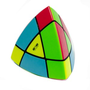 روبیک هرمی حجمی مستر مورفیکس خودرنگ برند کای وای QiYi مدل 824 EQY _بازی فکری