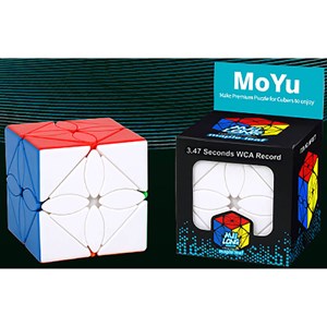 مکعب روبیک اسکوب برگ افرا برند مویو MOYU مدل 8877 MF _بازی فکری