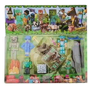 اکشن فیگور مدل ماینکرافت مجموعه 12 عددی MINECRAFT _اکشن فیگور