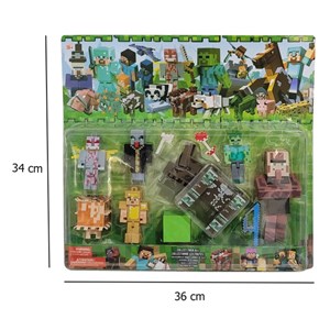 اکشن فیگور مدل ماینکرافت مجموعه 11 عددی MINECRAFT_اکشن فیگور
