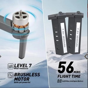 کوادکوپتر دوربین دار مدل D31 GPS _کوادکوپتر