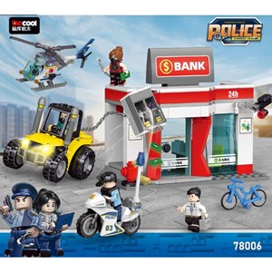 لگو سیتی ایستگاه پلیس شهر 431 قطعه مدل 78006 DECOOL Police Station City _لگو