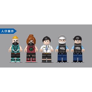 لگو سیتی ایستگاه پلیس شهر 431 قطعه مدل 78006 DECOOL Police Station City _لگو