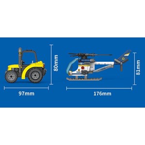 لگو سیتی ایستگاه پلیس شهر 431 قطعه مدل 78006 DECOOL Police Station City _لگو