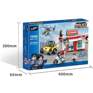 لگو سیتی ایستگاه پلیس شهر 431 قطعه مدل 78006 DECOOL Police Station City _لگو