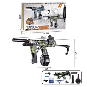تفنگ اسباب بازی شارژی تیر ژله ای دوربین دار مدل MP17 _تفنگ اسباب بازی
