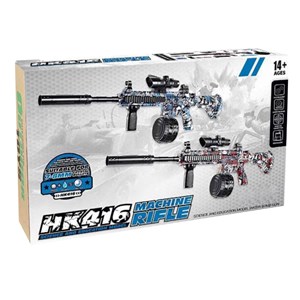 تفنگ اسباب بازی شارژی تیر ژله ای دوربین دار مدل HK416 _تفنگ اسباب بازی