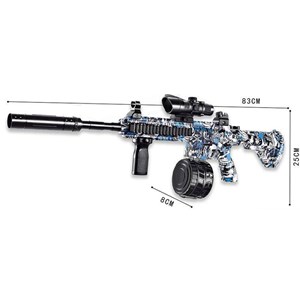 تفنگ اسباب بازی شارژی تیر ژله ای دوربین دار مدل HK416 _تفنگ اسباب بازی