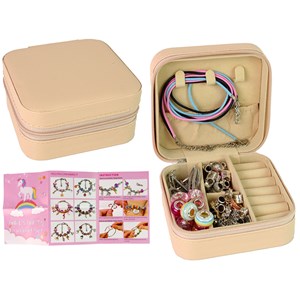 جعبه ساخت دستبند و گردنبند همراه با بگ هدیه یونیکورن _کیف و کوله پشتی