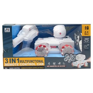 تانک کنترلی شارژی چرخ کپسول تیر ژله ای دودزا _ماشین کنترلی