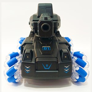 تانک کنترلی شارژی چرخ کپسول تیر ژله ای دودزا _ماشین کنترلی