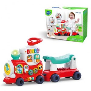 اسباب بازی واکر چندکاره موزیکال طرح قطار هولی تویز مدل Hola Toys E8990_اسباب بازی نوزادی