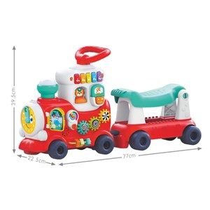 اسباب بازی واکر چندکاره موزیکال طرح قطار هولی تویز مدل Hola Toys E8990_اسباب بازی نوزادی