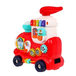 اسباب بازی واکر چندکاره موزیکال طرح قطار هولی تویز مدل Hola Toys E8990_اسباب بازی نوزادی