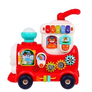 اسباب بازی واکر چندکاره موزیکال طرح قطار هولی تویز مدل Hola Toys E8990_اسباب بازی نوزادی
