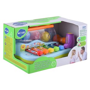 اسباب بازی موزیکال بلز و چکش هولي تويز _اسباب بازی نوزادی