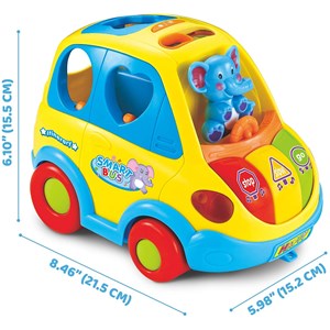 اسباب بازی موزیکال ماشین فیلی هولی تویز _اسباب بازی نوزادی