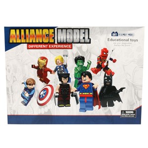 اکشن فیگور لگو 12 عددی انتقام جویان و لیگ عدالت _اکشن فیگور