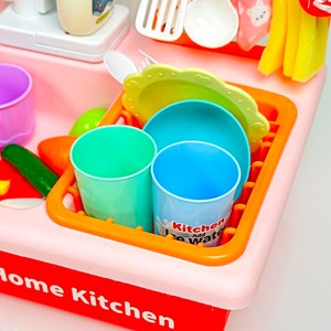 اسباب بازی سینک ظرفشویی به همراه اجاق گاز HOME KITCHEN_اسباب بازی لوازم خانگی