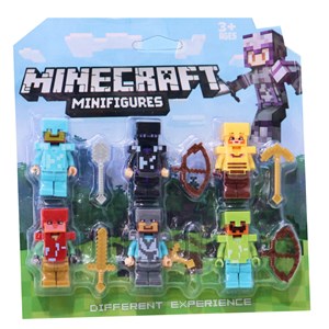 اکشن فیگور لگو مدل ماینکرافت مجموعه 6 عددی MINECRAFT _اکشن فیگور